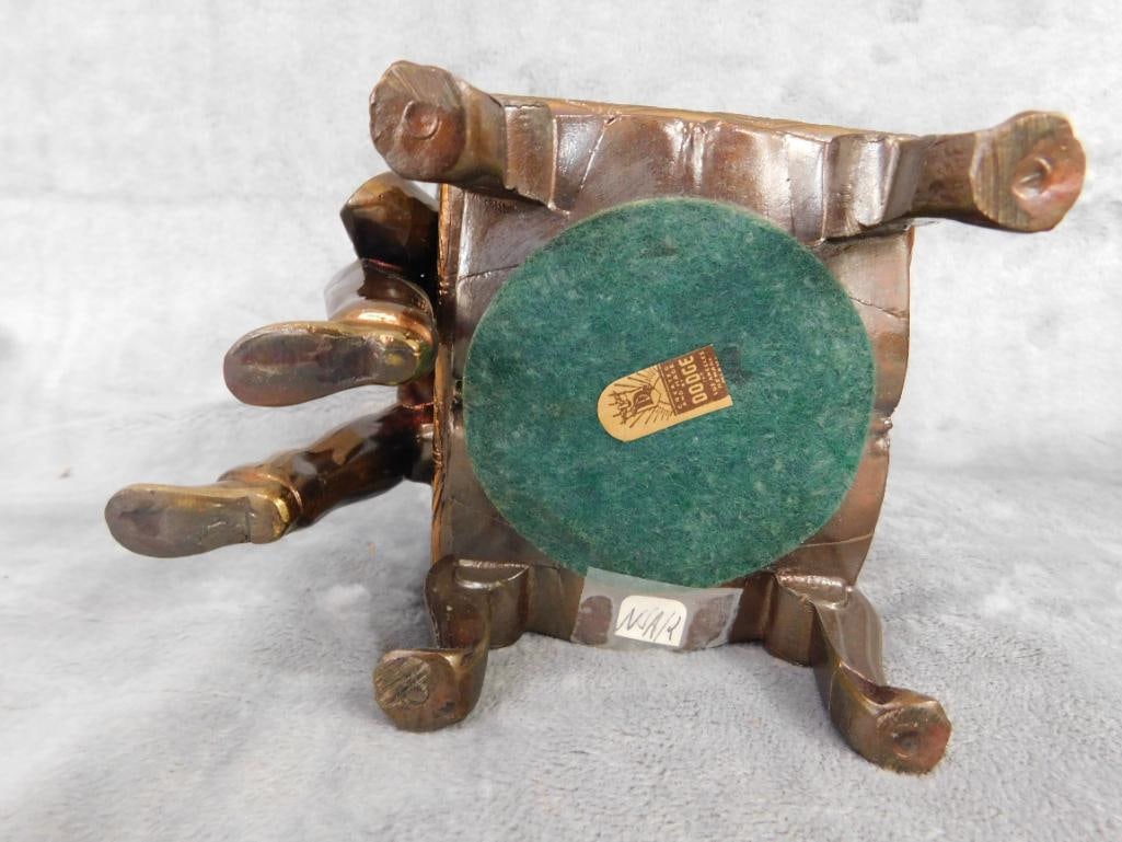 Vintage Dodge Inc. Metal Abe Lincoln Bookends - Each 6.5" x 4" x 5.5" - 7
