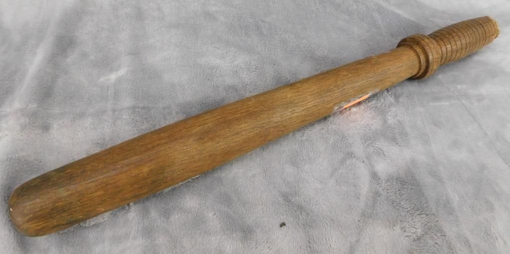 Old Wood Billy Club - 18" Long: See Photos For Condition and Details