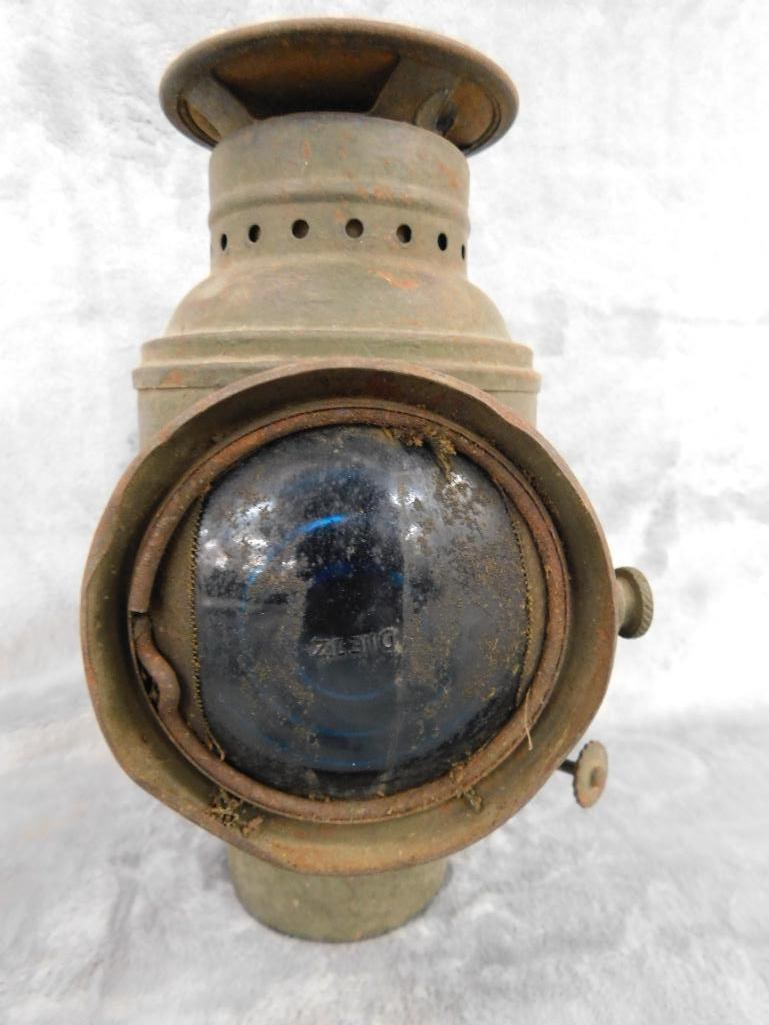 WW1 Dietz Convoy Lantern - 8.5" x 6.5" x 4.5" - 2