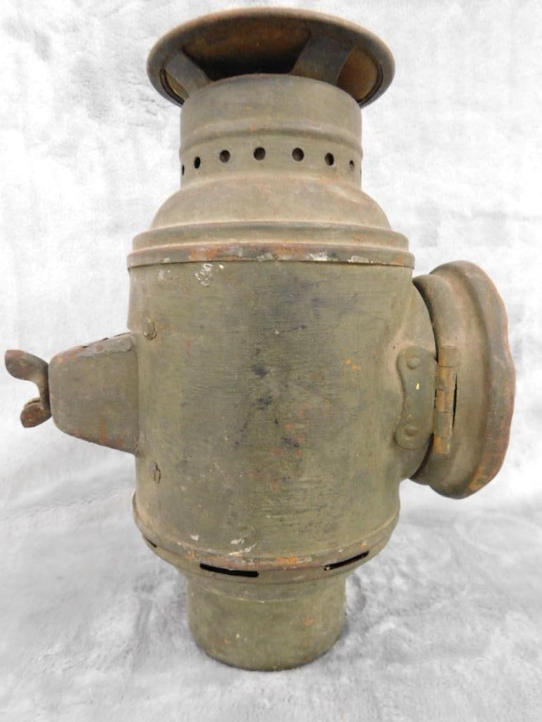 WW1 Dietz Convoy Lantern - 8.5" x 6.5" x 4.5" - 4