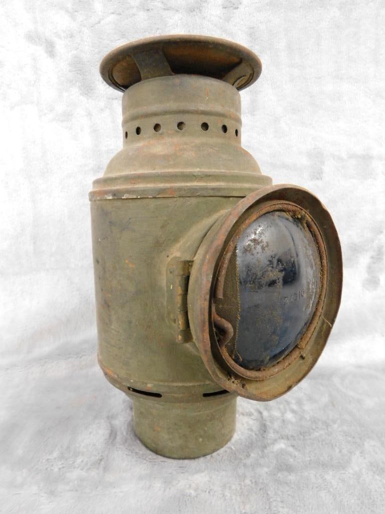 WW1 Dietz Convoy Lantern - 8.5" x 6.5" x 4.5" - 8