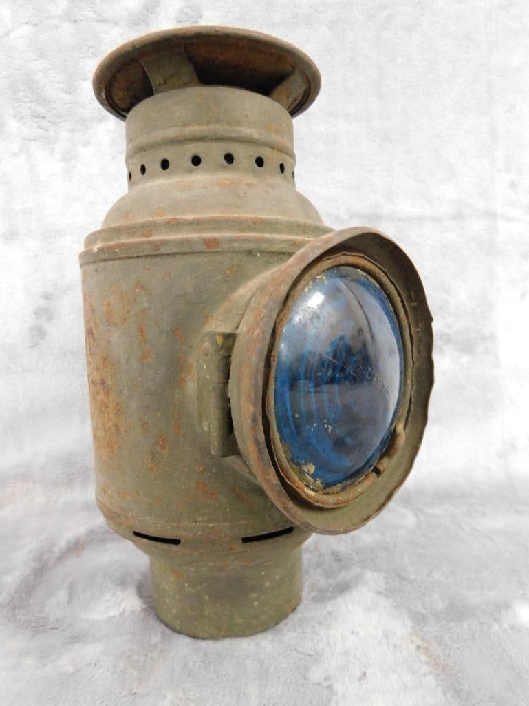 WW1 Dietz Convoy Lantern - 8.5" x 6.5" x 4.5" - 10