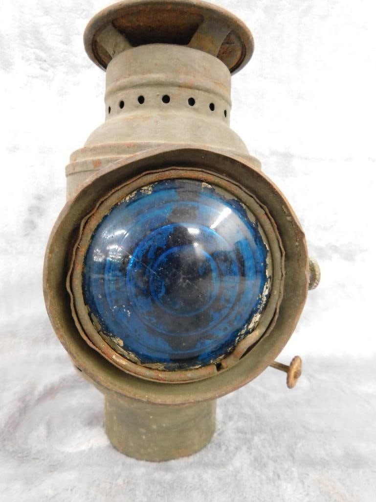 WW1 Dietz Convoy Lantern - 8.5" x 6.5" x 4.5" - 2