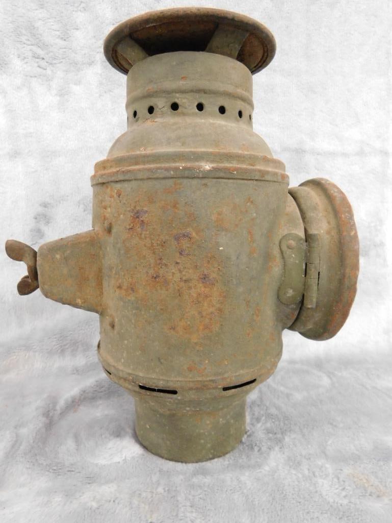 WW1 Dietz Convoy Lantern - 8.5" x 6.5" x 4.5" - 4