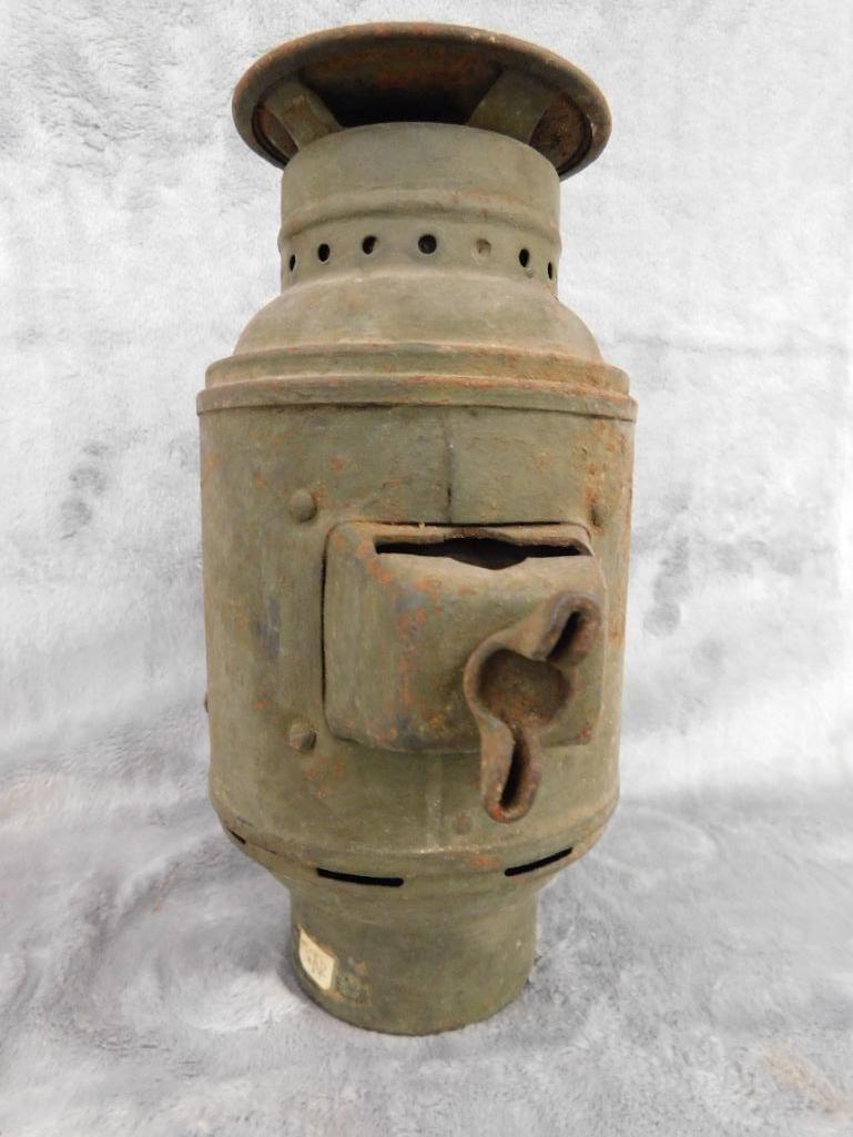 WW1 Dietz Convoy Lantern - 8.5" x 6.5" x 4.5" - 5