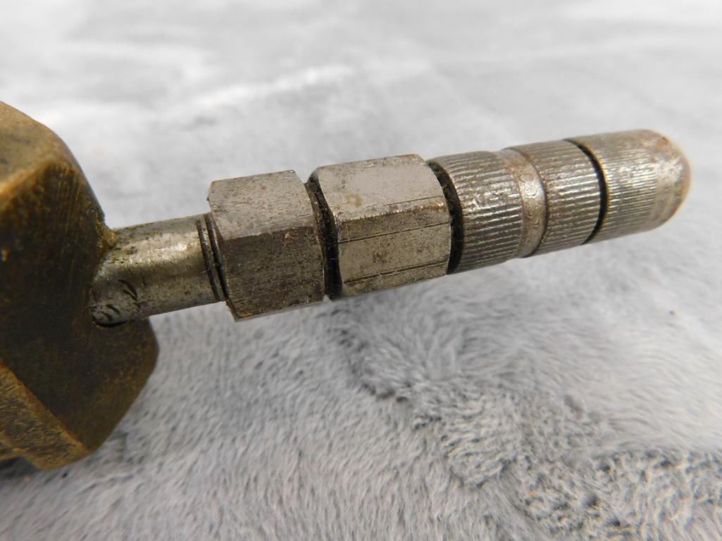 Vintage Brass Gas Station Nozzle - 9" x 11" x 2.5" - 4