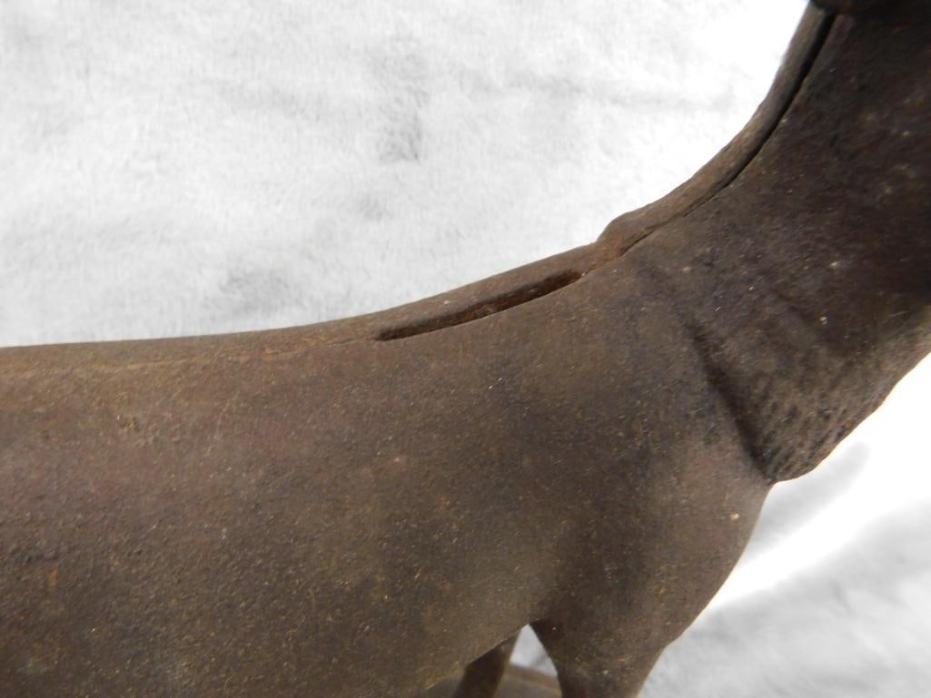 Cast Iron Buck / Deer Bank - 10" x 8" x 4.5" - 3