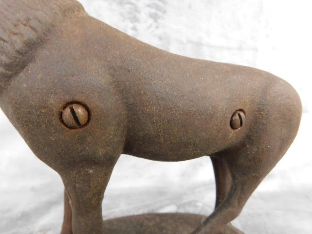 Cast Iron Buck / Deer Bank - 10" x 8" x 4.5" - 8