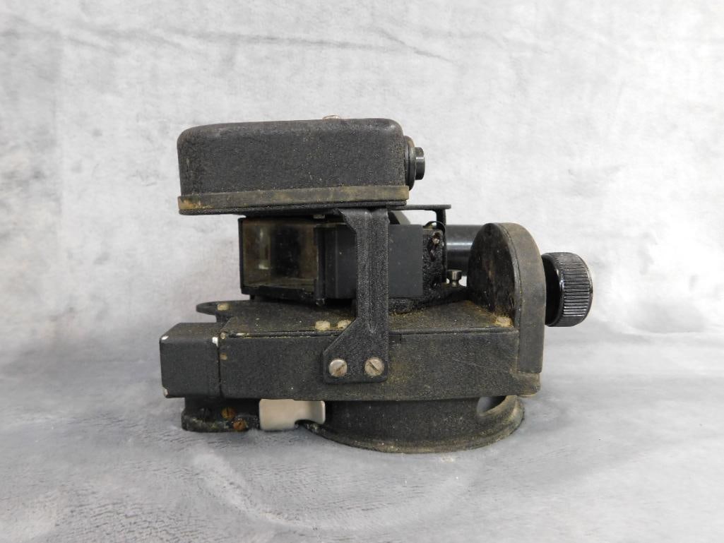 1945 Fairfield Inst. Military Sextant - with Box - Box 5.5" x 9.5" x 9.5" - 10