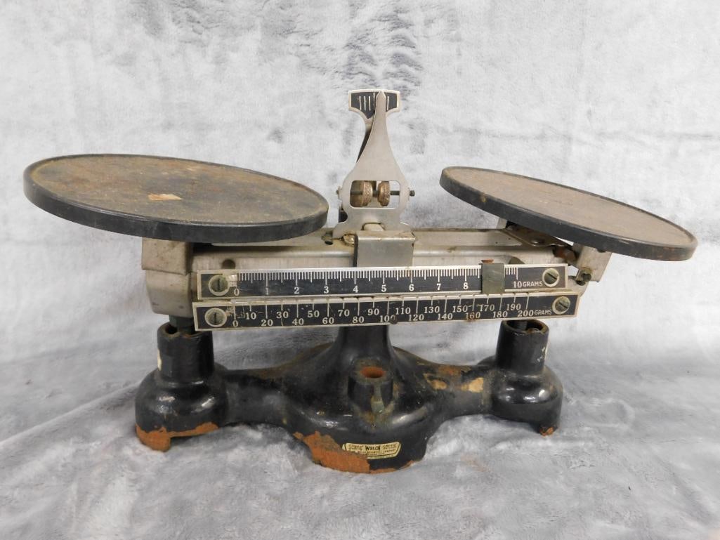 Vintage Welch Scientific Scale - Missing 1 Tab - 58" x 14" x 6" - 10