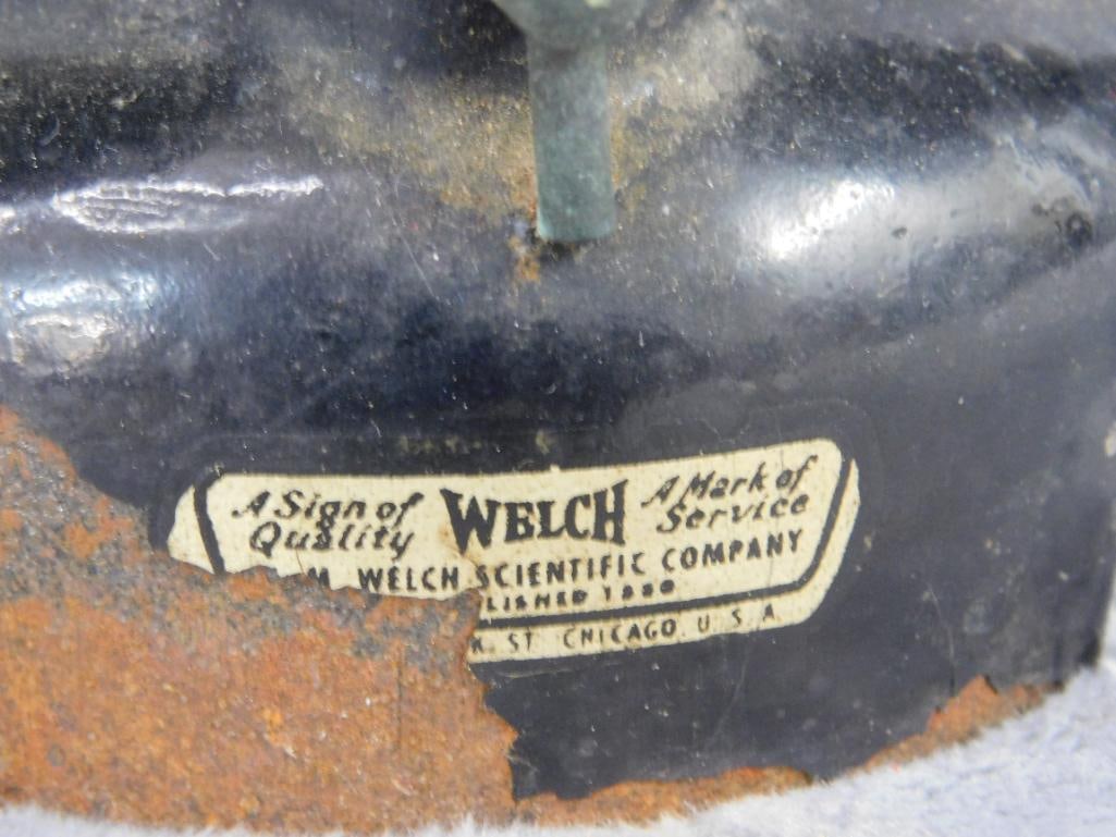 Vintage Welch Scientific Scale - Missing 1 Tab - 58" x 14" x 6" - 2