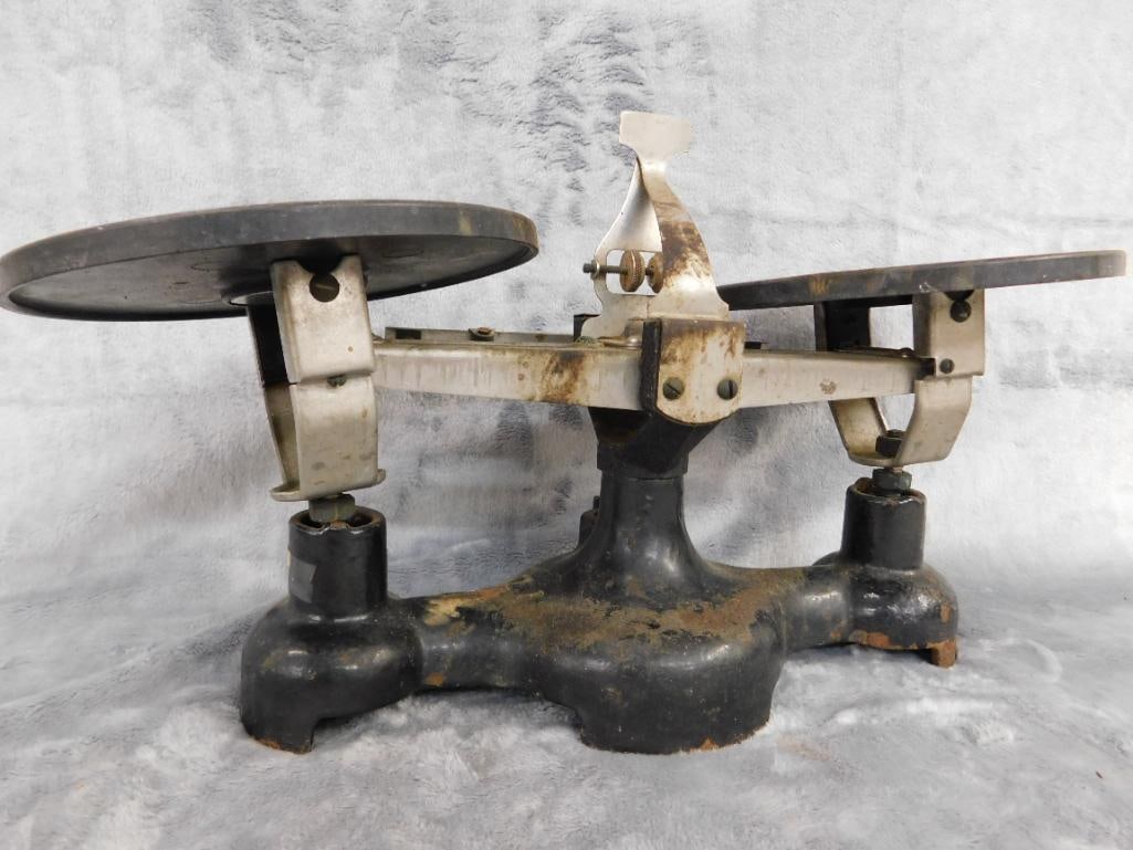 Vintage Welch Scientific Scale - Missing 1 Tab - 58" x 14" x 6" - 7