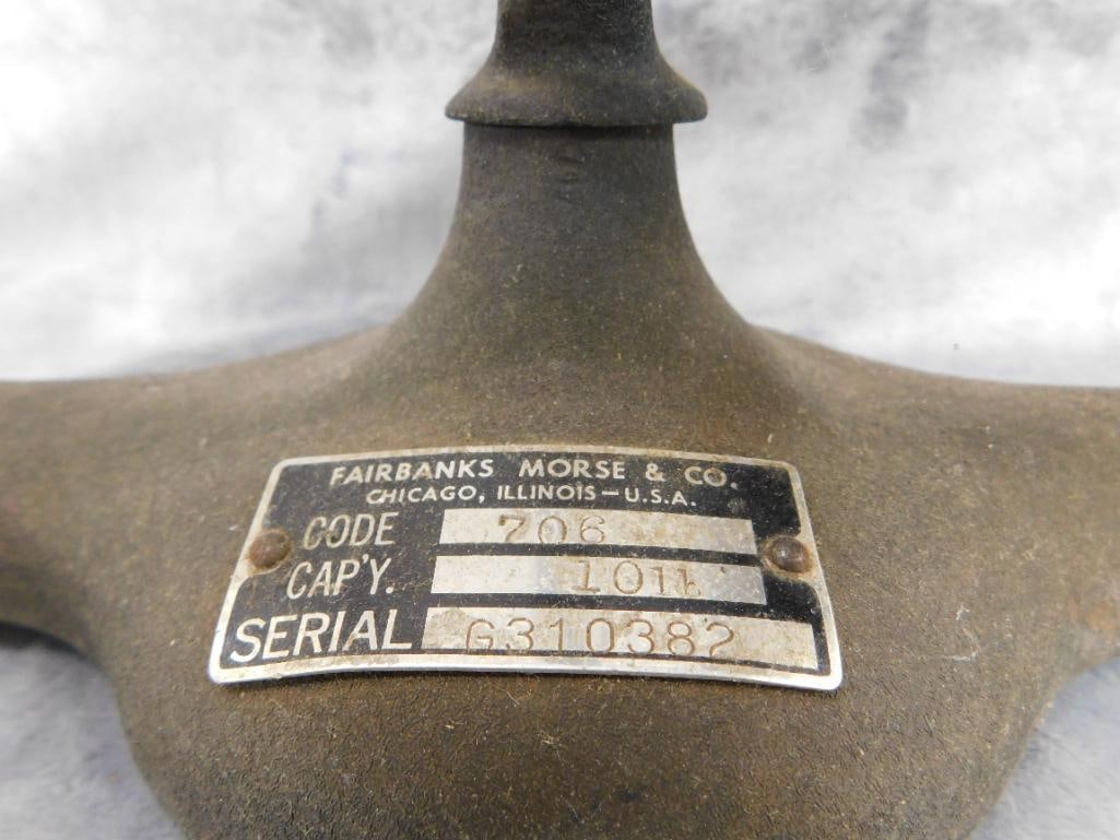 Vintage Fairbanks Morse Scale and Pan - 12" x 18.5" x 14" - 4