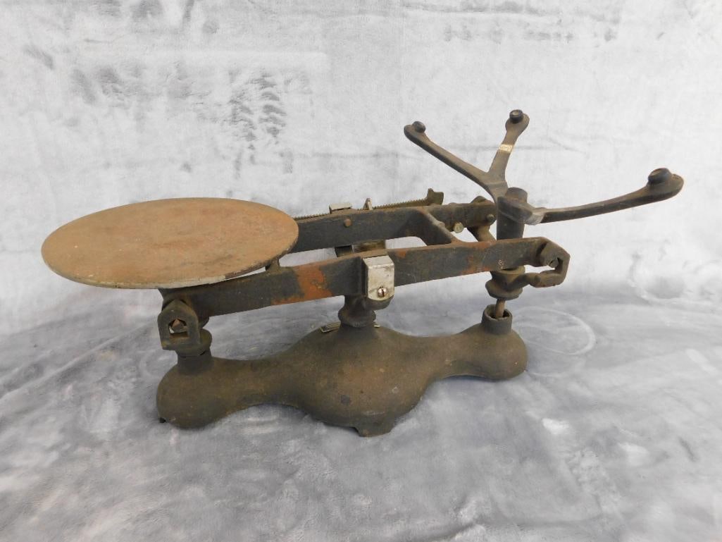 Vintage Fairbanks Morse Scale and Pan - 12" x 18.5" x 14" - 8