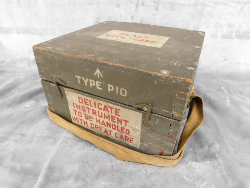 WW2 Military Ships Compass - In Box - Box 5.5" x 9" x 9" - 8