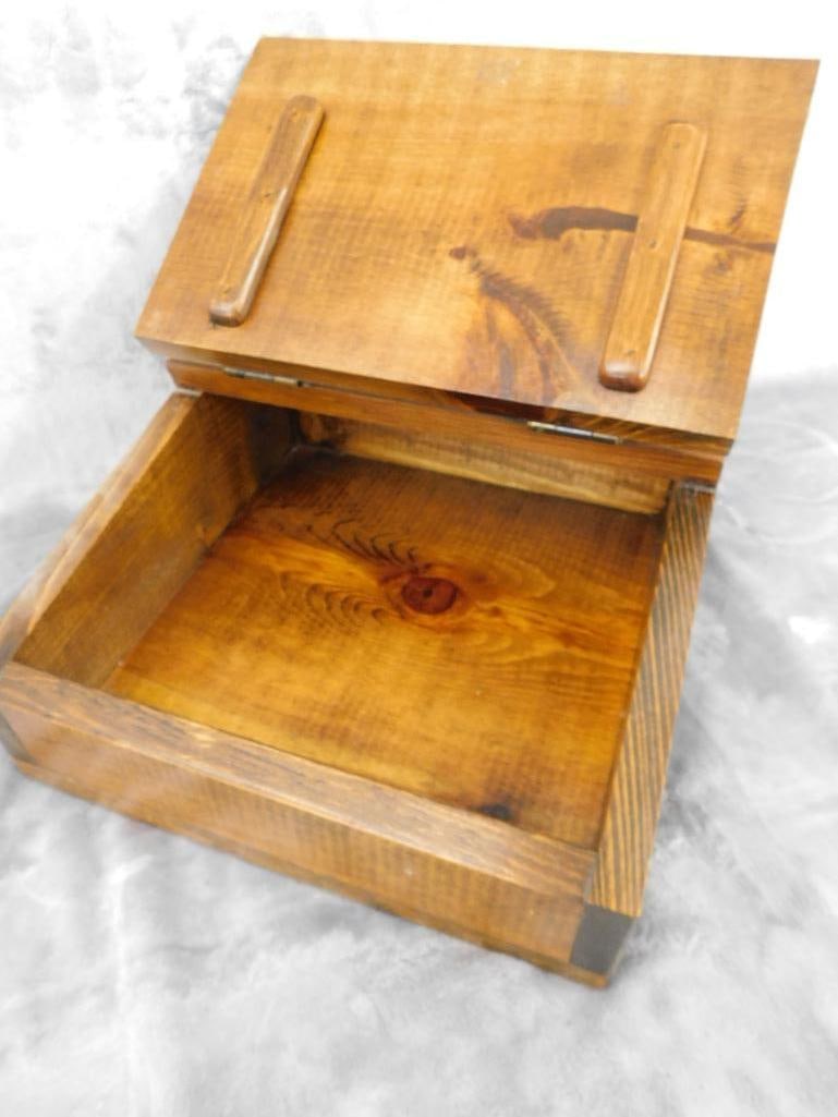 Wood Slant Top Lap Desk - 5" x 11" x 11" - 5