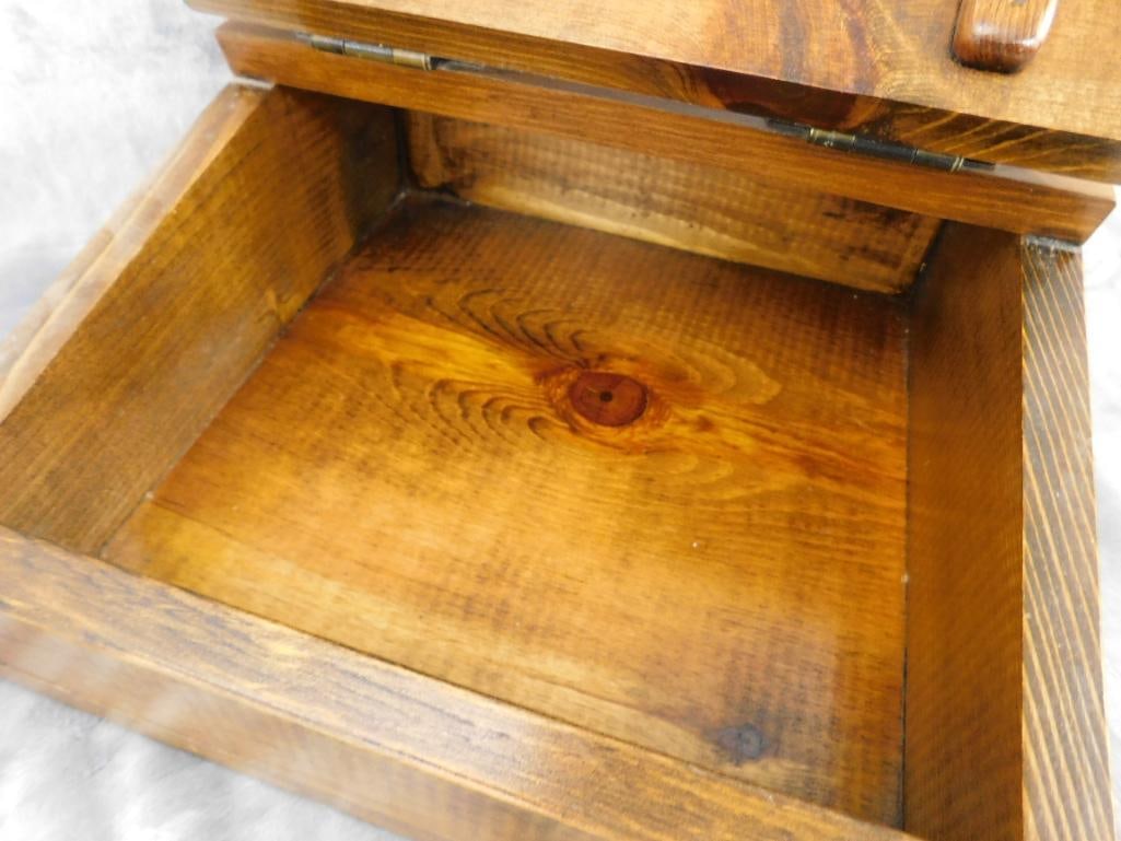 Wood Slant Top Lap Desk - 5" x 11" x 11" - 6