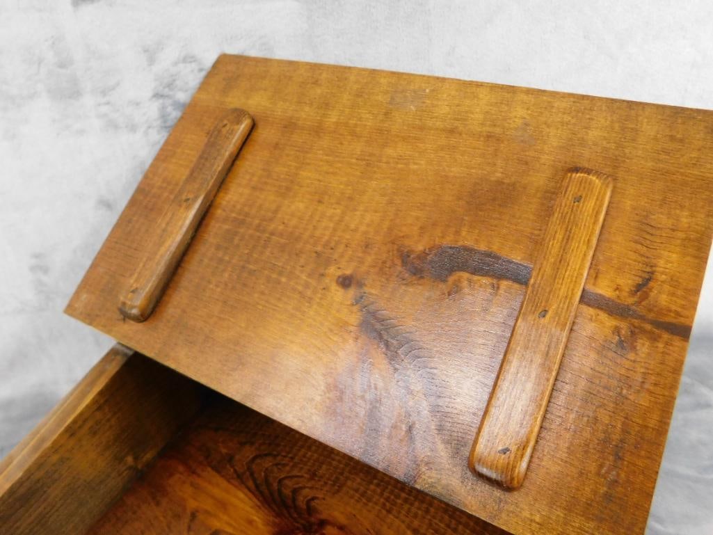 Wood Slant Top Lap Desk - 5" x 11" x 11" - 7
