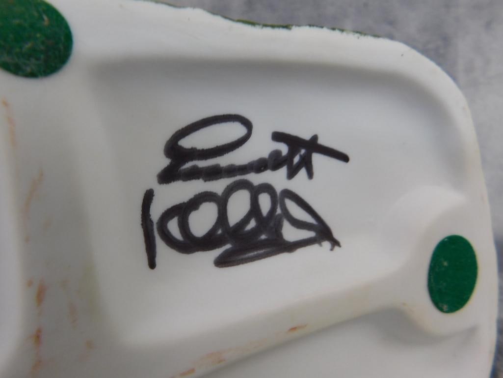 Hand Signed Emmett Kelly Porcelain Clown Figurine - 6.5" x 8" x 4.5" - 9