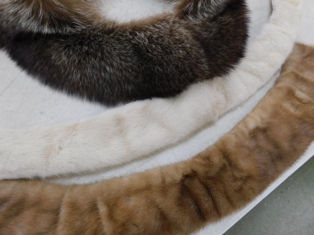 Group of 4 Real Fur Collars - 4