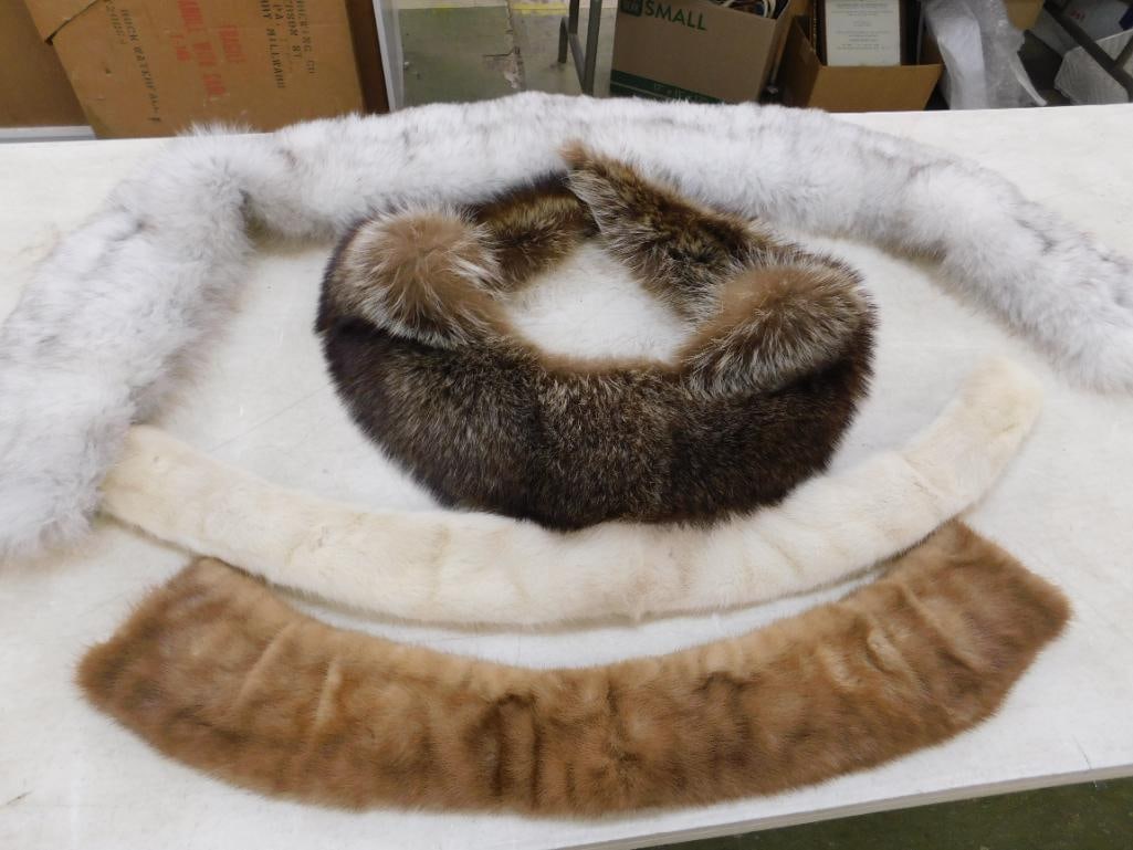 Group of 4 Real Fur Collars - 9