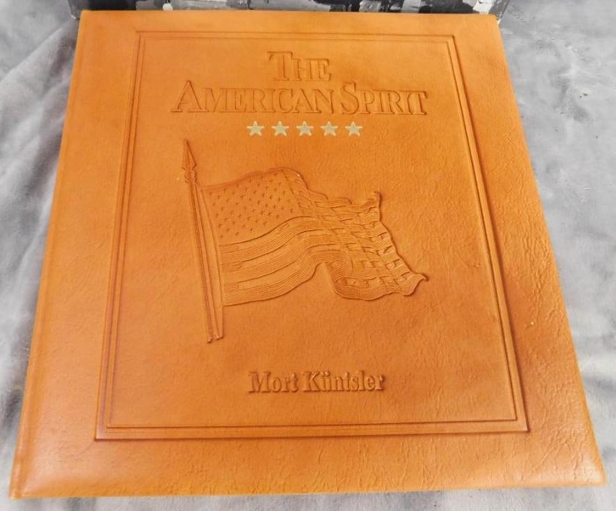 Limited Edition Leather Bound Book - Brown and Bigelow - "The American Spirit": See Photos For Condition and Details