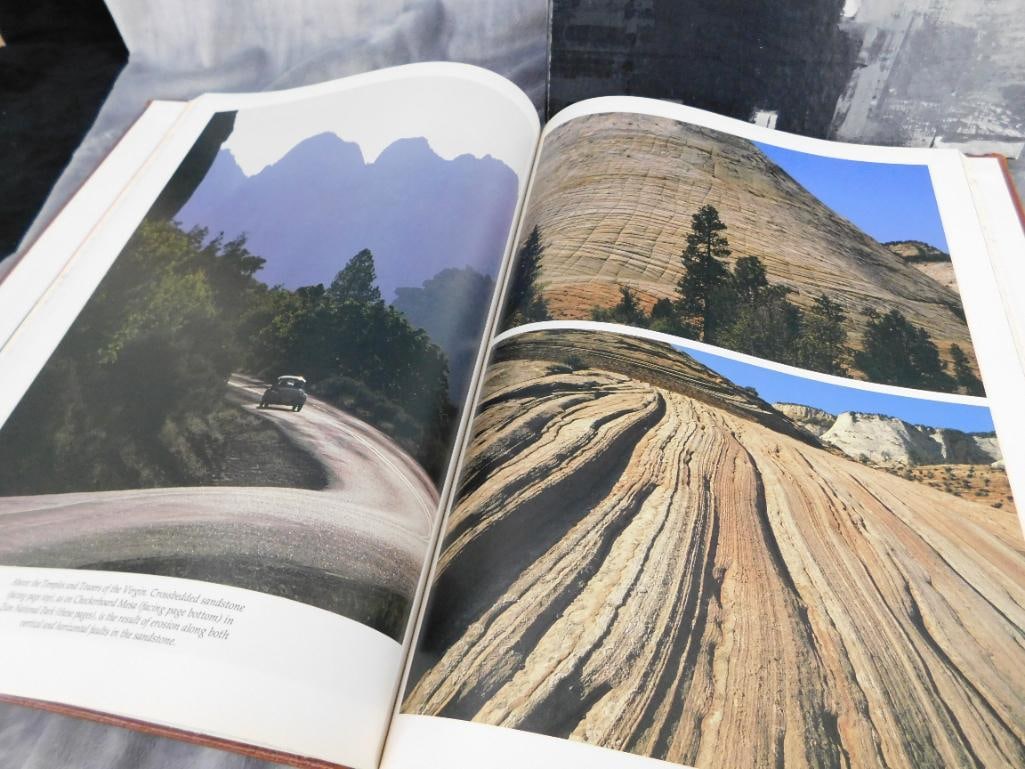 Limited Edition Leather Bound Book - brown and Bigelow - "National Parks" - 10