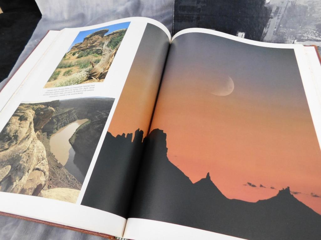 Limited Edition Leather Bound Book - brown and Bigelow - "National Parks" - 11