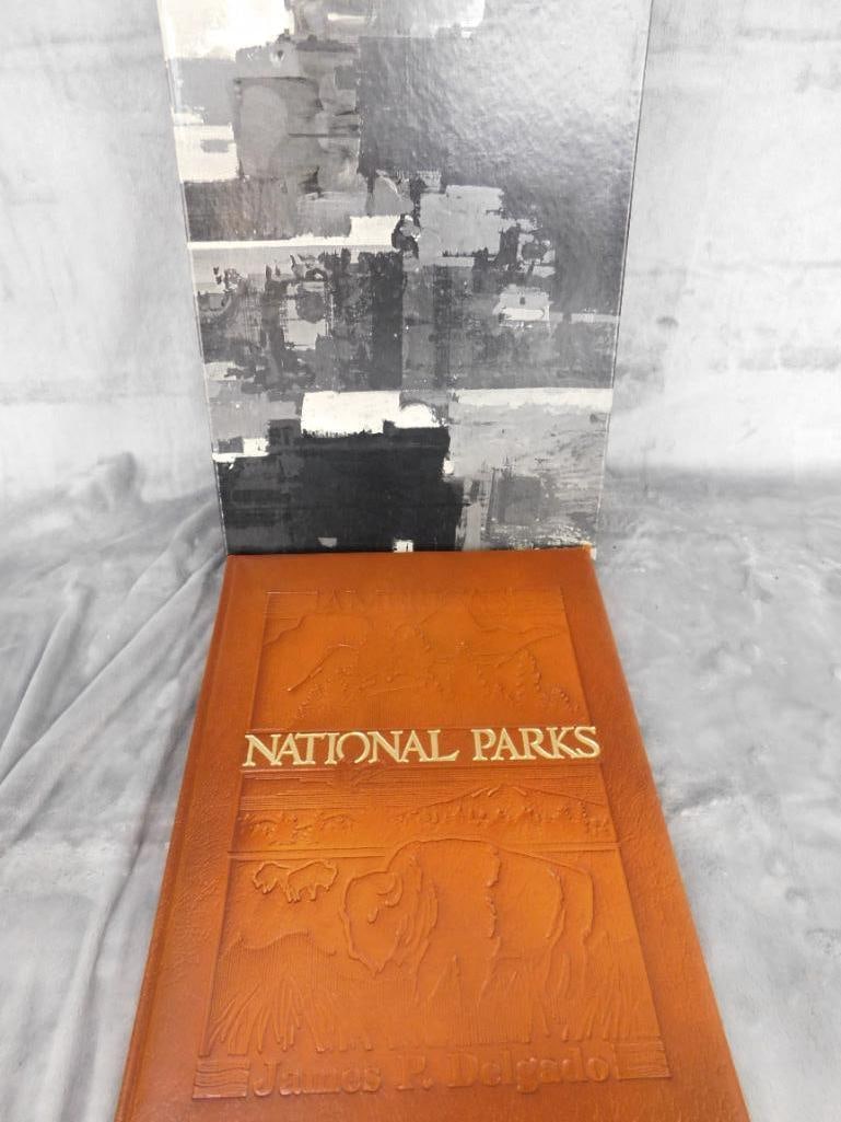 Limited Edition Leather Bound Book - brown and Bigelow - "National Parks" - 12