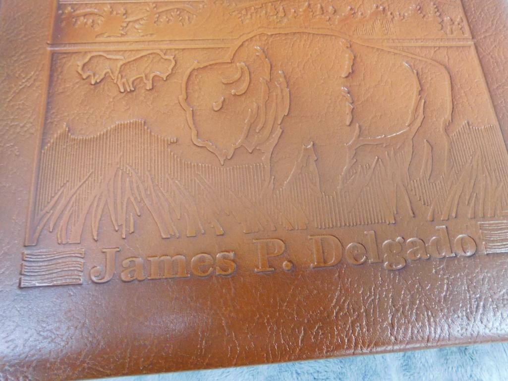 Limited Edition Leather Bound Book - brown and Bigelow - "National Parks" - 5