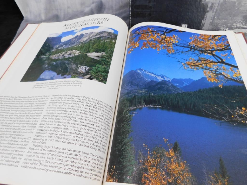 Limited Edition Leather Bound Book - brown and Bigelow - "National Parks" - 9