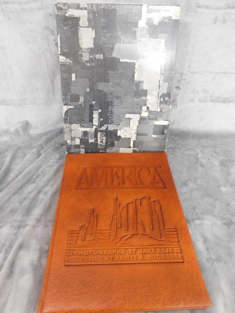 Limited Edition Leather Bound Book - brown and Bigelow - "America" - 12