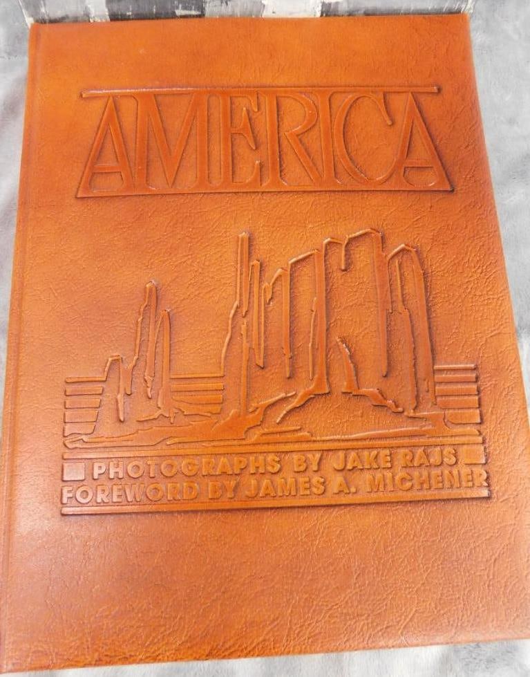 Limited Edition Leather Bound Book - brown and Bigelow - "America": James P. Delgato Author - See Photos For Condition and Details