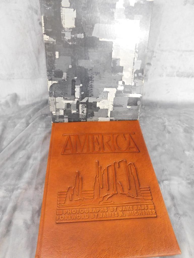 Limited Edition Leather Bound Book - brown and Bigelow - "America" - 2