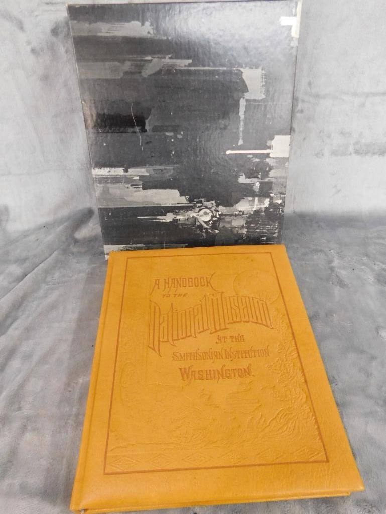 Limited Edition Leather Bound Book - brown and Bigelow - "Handbook To The National Museum" - 12