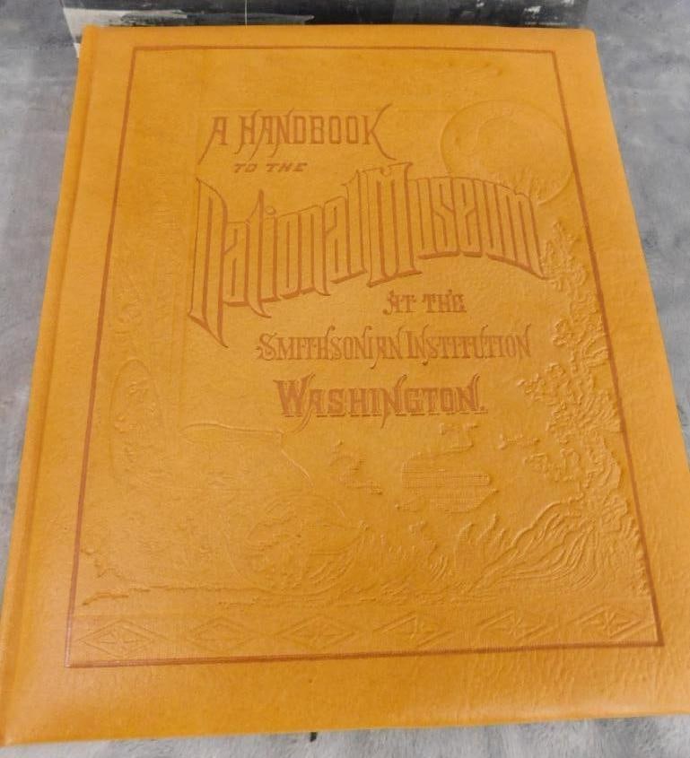 Limited Edition Leather Bound Book - brown and Bigelow - "Handbook To The National Museum" (1 of 13)