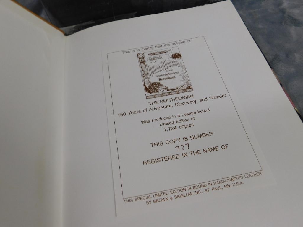 Limited Edition Leather Bound Book - brown and Bigelow - "Handbook To The National Museum" - 6