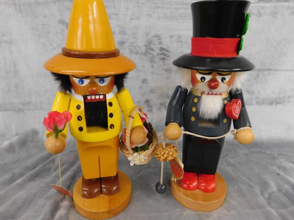 Pair of Steinbach Nutcrackers - Each 12" Tall - 14