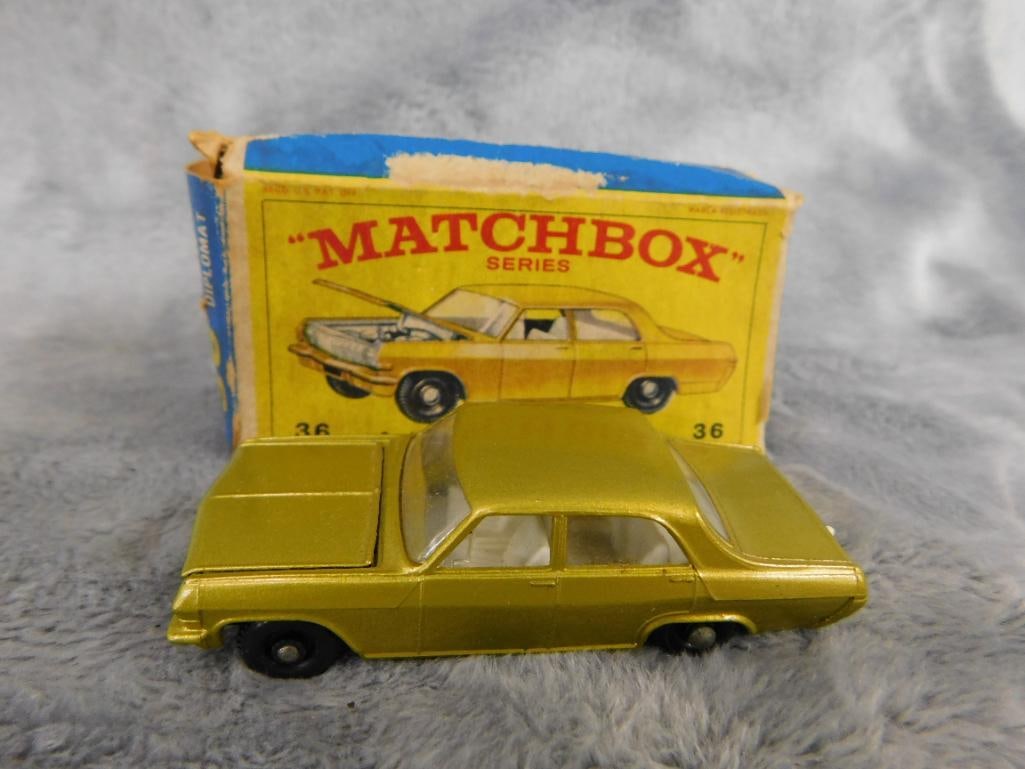 Early Matchbox Die Cast Car - Original Box - #36 Opel Diplomat - 10