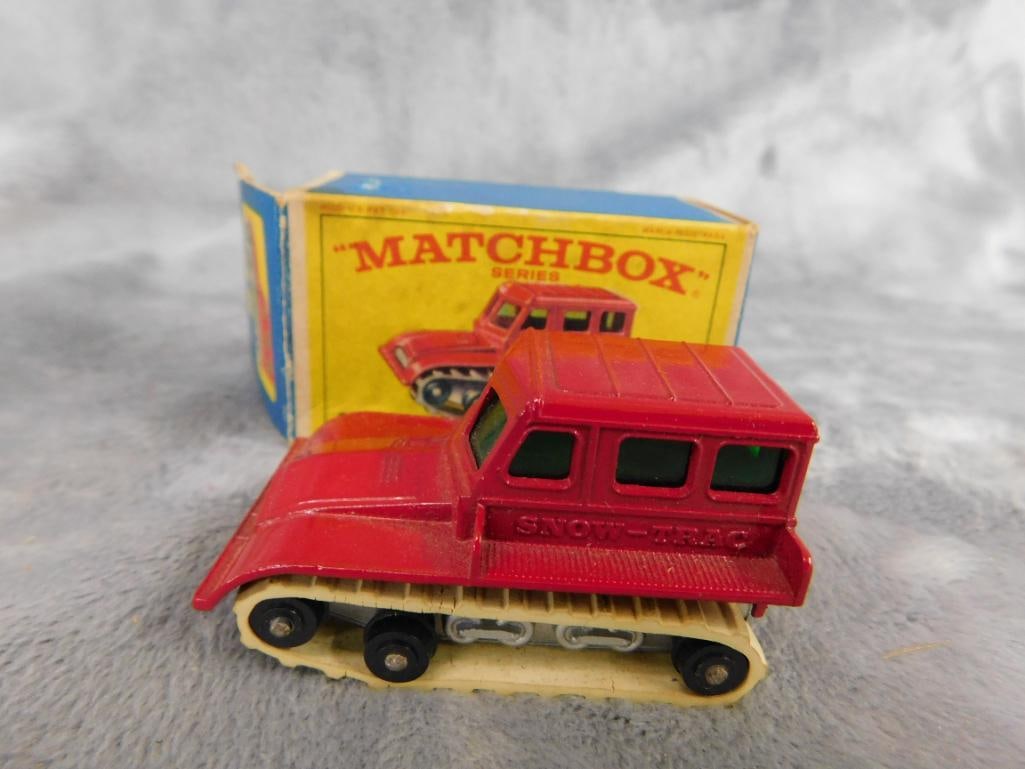 Early Matchbox Die Cast Car - Original Box - #35 Snow Trac - 10