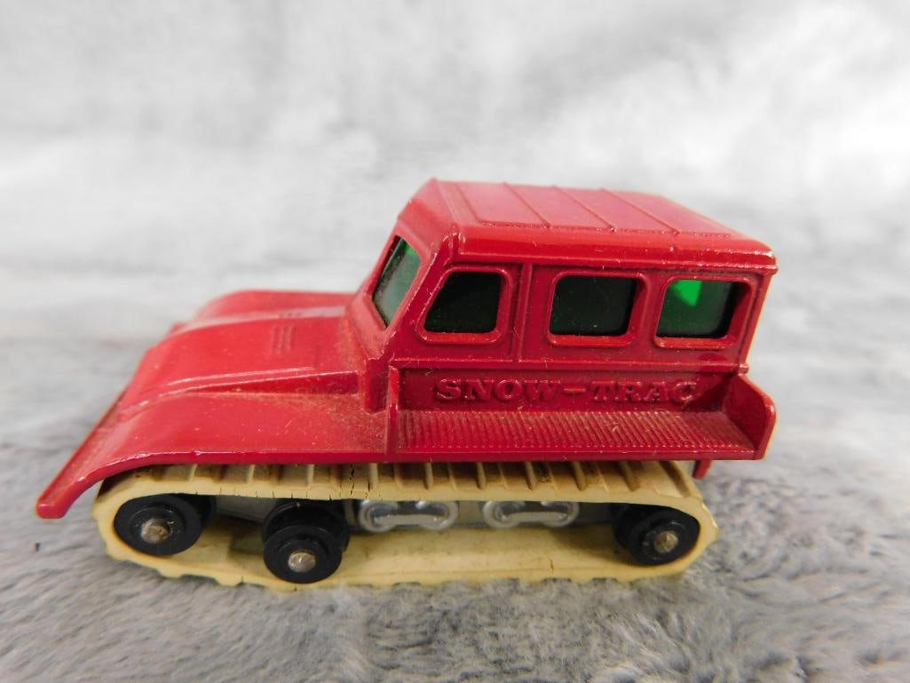 Early Matchbox Die Cast Car - Original Box - #35 Snow Trac - 2