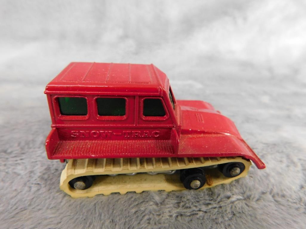 Early Matchbox Die Cast Car - Original Box - #35 Snow Trac - 4