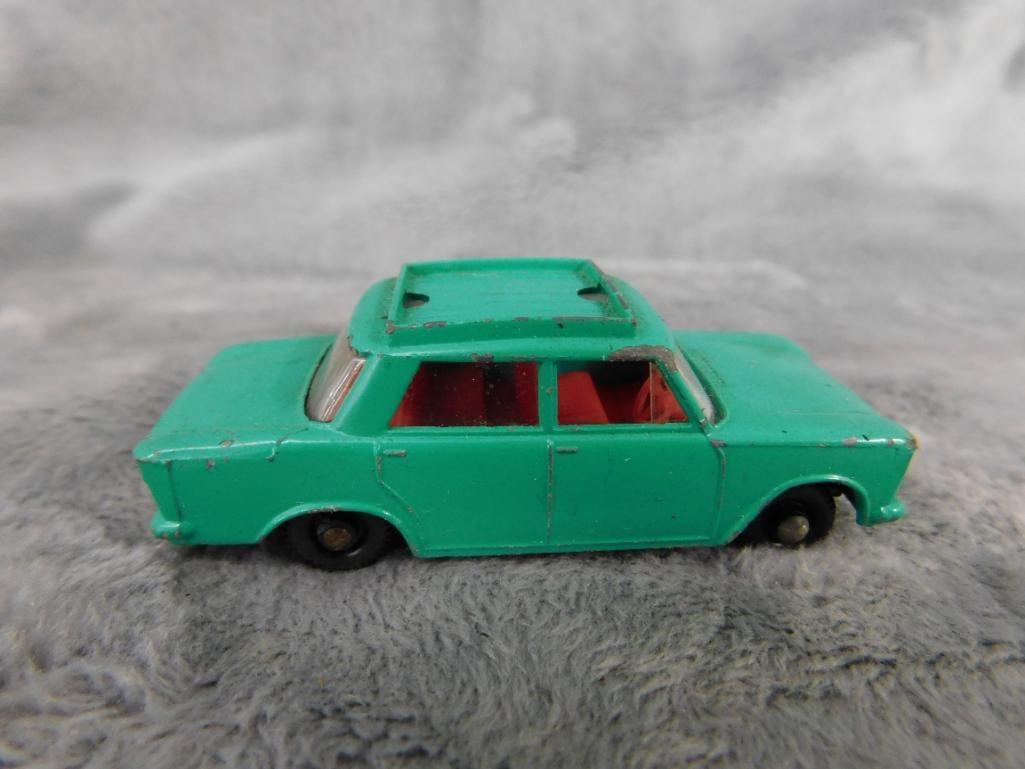 Early Matchbox Die Cast Car - Original Box - #56 Fiat 1500 - No Luggage Top - 4