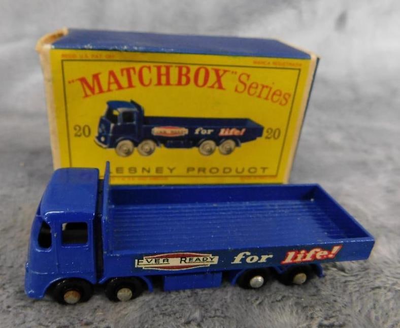 Early Matchbox Die Cast Car - Original Box - #20 Transport Truck (1 of 8)