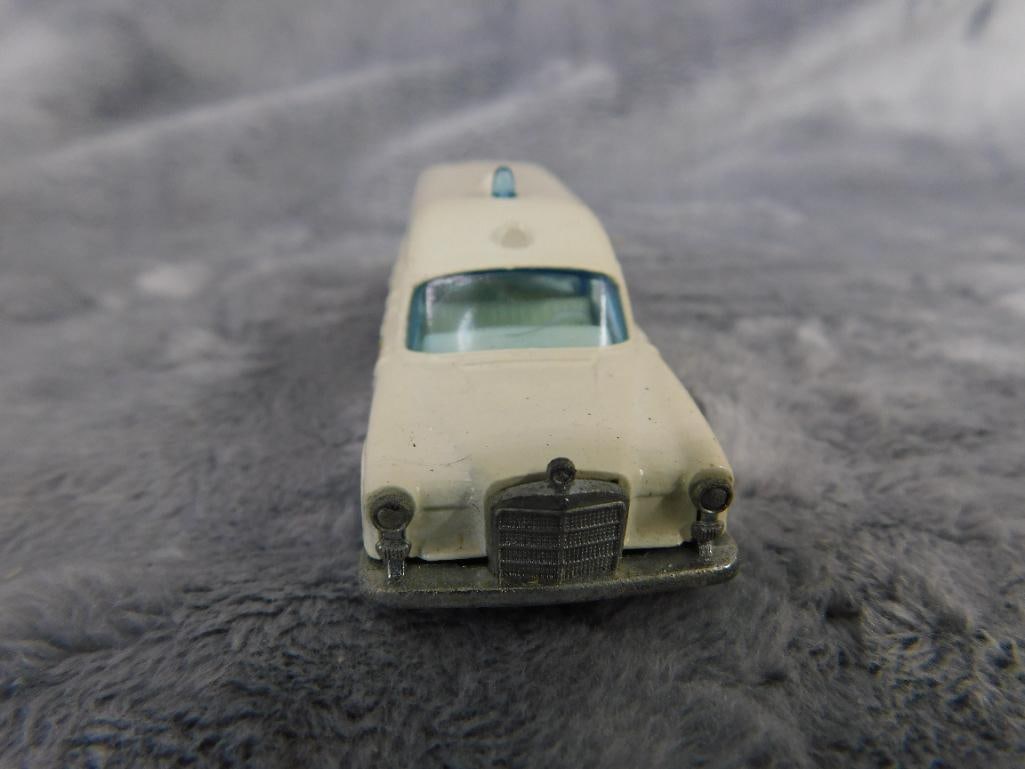 Early Matchbox Die Cast Car - Original Box - #3 Mercedes Benz Ambulance - 3