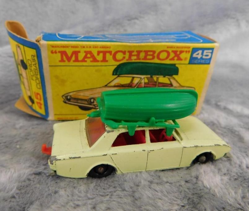 Early Matchbox Die Cast Car - Original Box - #45 Ford Corsair (1 of 8)