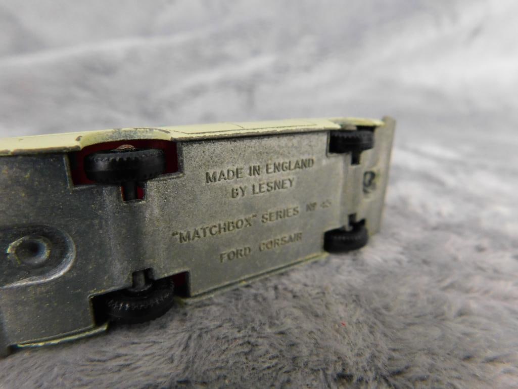 Early Matchbox Die Cast Car - Original Box - #45 Ford Corsair - 6