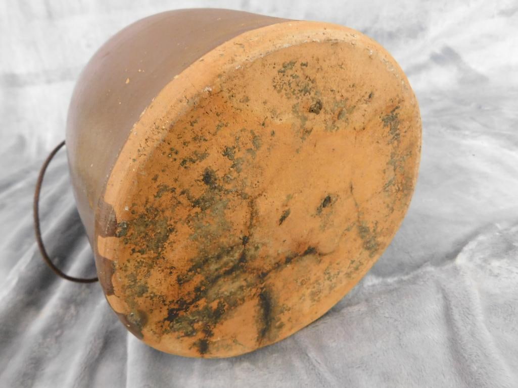Pottery Jug - 1 Gallon - Unsigned - Chip on Lip - 10.25" x 7" - 5