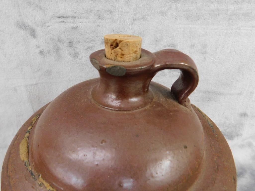 Pottery Jug - 1 Gallon - Unsigned - Chip on Lip - 12" x 7" - 2