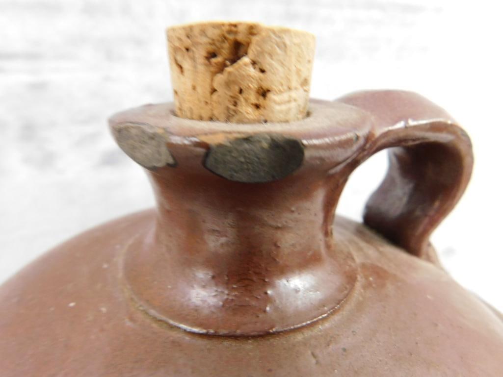 Pottery Jug - 1 Gallon - Unsigned - Chip on Lip - 12" x 7" - 3